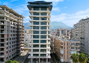 Современная квартира в шаге от моря в Махмутларе