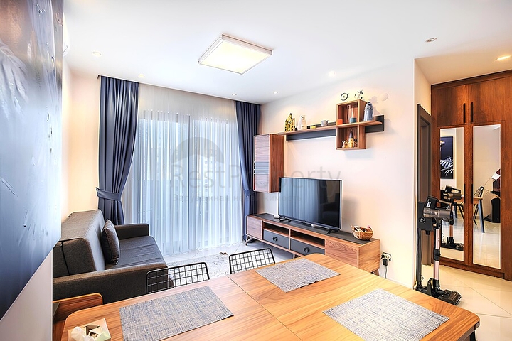 Современная квартира с полной инфраструктурой в Махмутларе