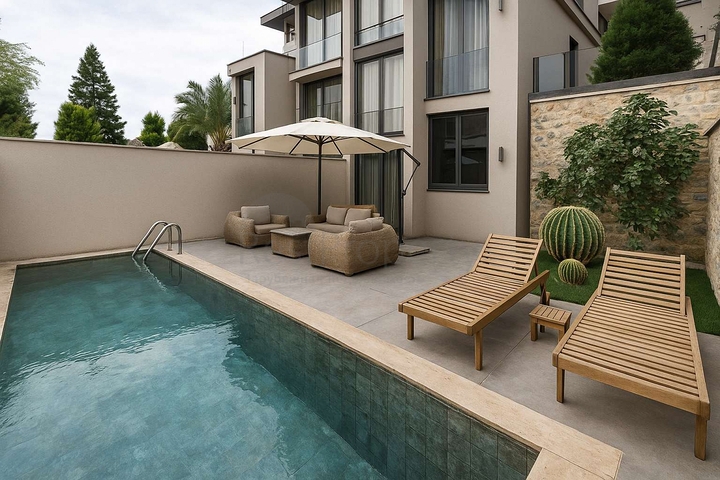 Вилла 2+1 в районе Фетхие  Вилла 2+1 в районе Фетхие