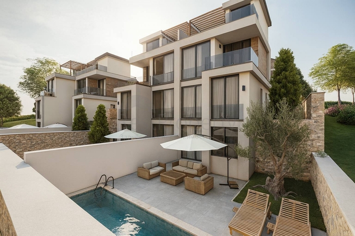 Вилла 2+1 в районе Фетхие  Вилла 2+1 в районе Фетхие