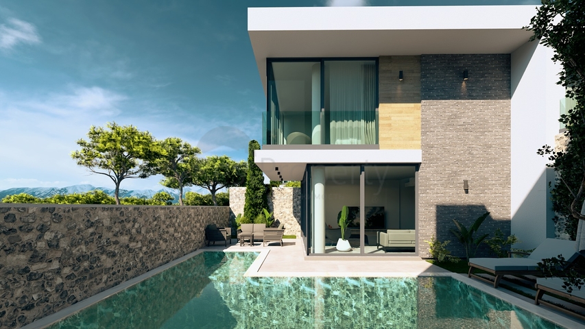 Уединённая вилла с личным бассейном в Калкане