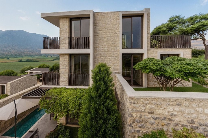 Уединённая вилла с личным бассейном в Калкане