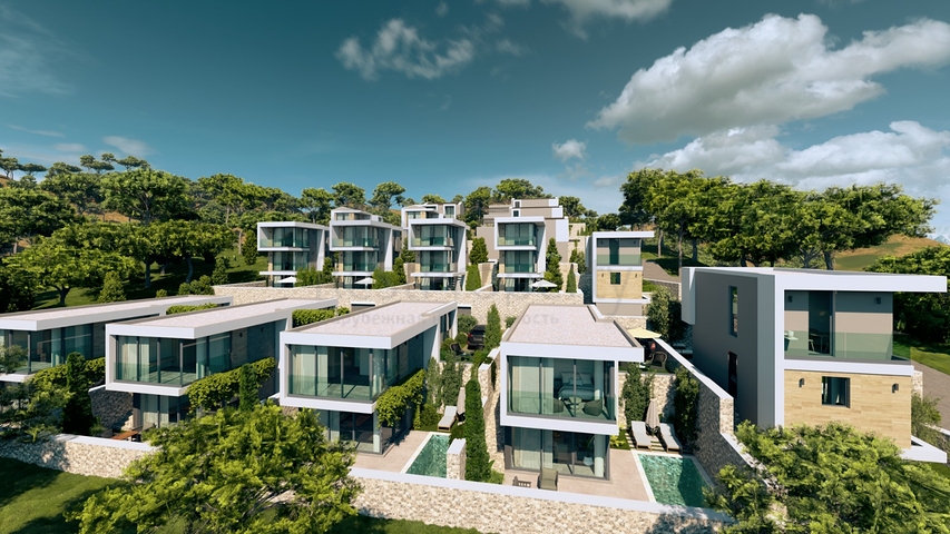 Уединённая вилла с личным бассейном в Калкане