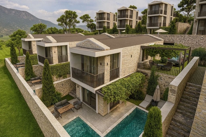 Уединённая вилла с личным бассейном в Калкане Уединённая вилла с личным бассейном в Калкане