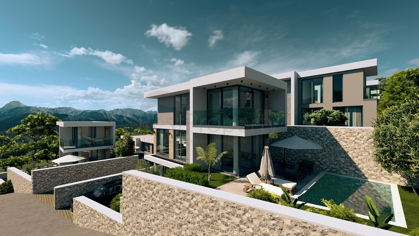 Уединённая вилла с личным бассейном в Калкане