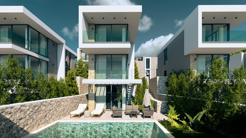 Уединённая вилла с личным бассейном в Калкане