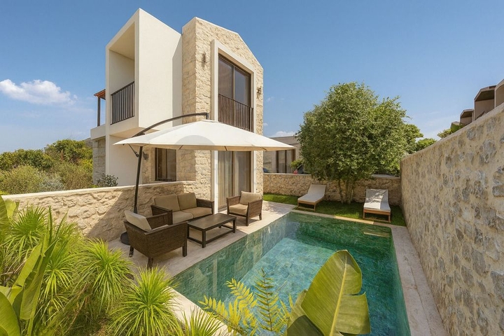 Уединённая вилла с личным бассейном в Калкане Уединённая вилла с личным бассейном в Калкане