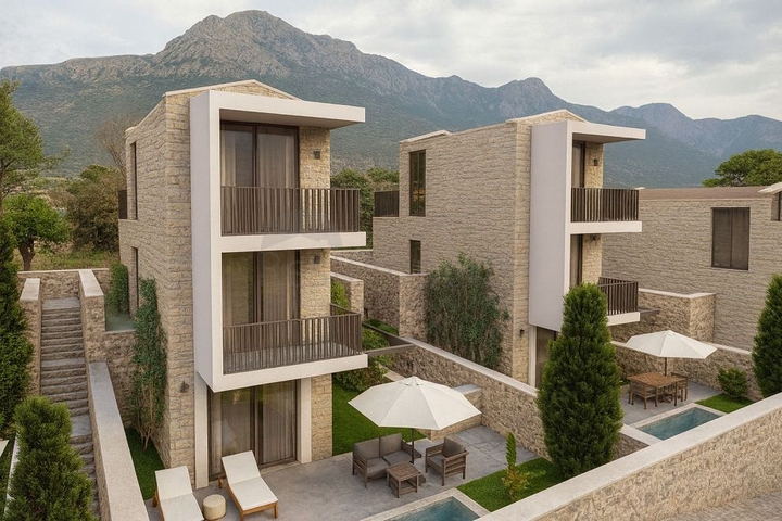 Уединённая вилла с личным бассейном в Калкане