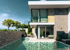 Уединённая вилла с личным бассейном в Калкане