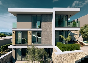 Уединённая вилла с личным бассейном в Калкане