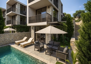 Уединённая вилла с личным бассейном в Калкане