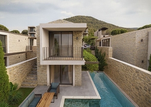 Уединённая вилла с личным бассейном в Калкане