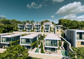 Уединённая вилла с личным бассейном в Калкане