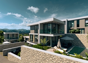 Уединённая вилла с личным бассейном в Калкане