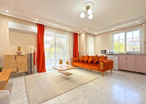 Современные апартаменты с двумя спальнями рядом с морем в районе Оба только на длительный срок