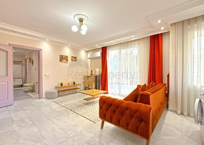 Современные апартаменты с двумя спальнями рядом с морем в районе Оба только на длительный срок