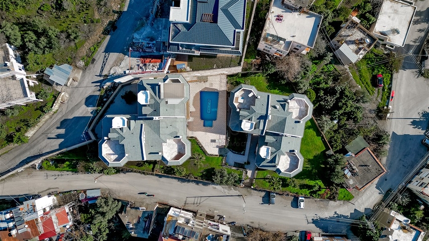 Пентхаус 3+1 с панорамным видом на море в Бекташ, Аланья