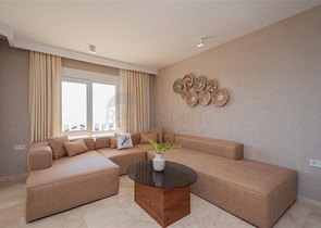 Пентхаус 3+1 с панорамным видом на море в Бекташ, Аланья