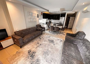 Просторная квартира 2+1 в современном комплексе в Джикджилли