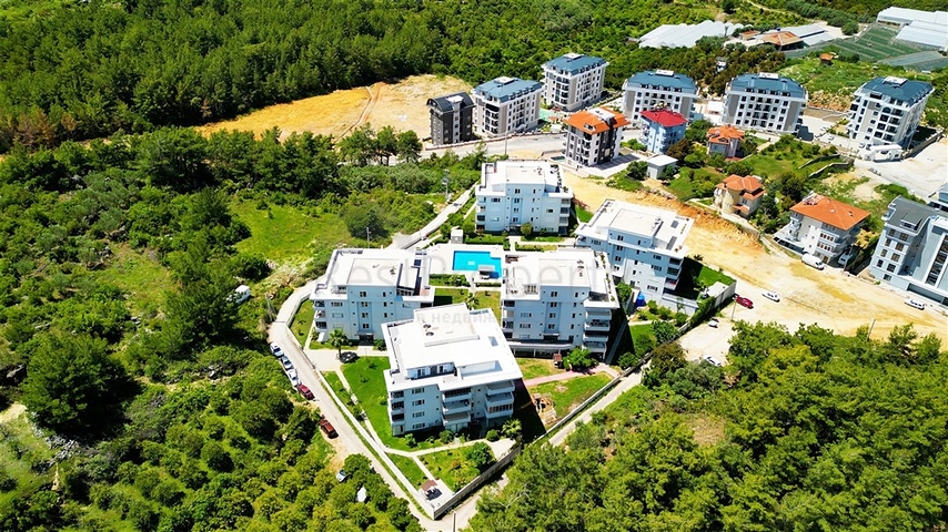 Квартира 2+1 с мебелью в зелёном районе Оба