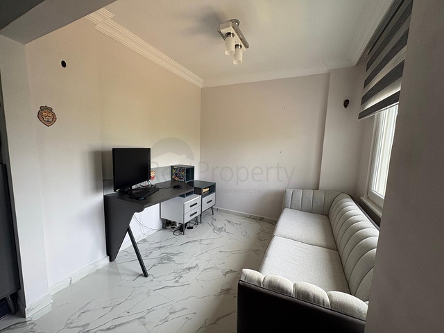 Квартира 2+1 с мебелью в зелёном районе Оба