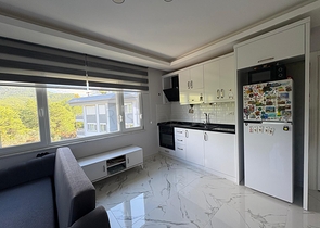 Квартира 2+1 с мебелью в зелёном районе Оба