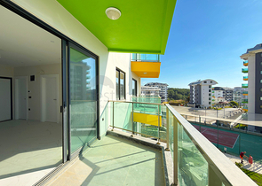 Светлая квартира 1+1 в комплексе с развитой инфраструктурой