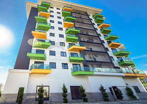 Светлая квартира 1+1 в комплексе с развитой инфраструктурой