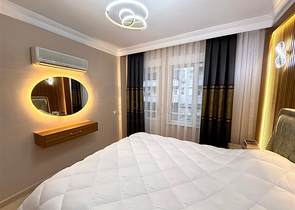 Просторная квартира 2+1 рядом с морем в тихом зеленом районе