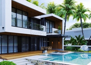 Двухэтажная вилла с видом на море в районе Бекташ