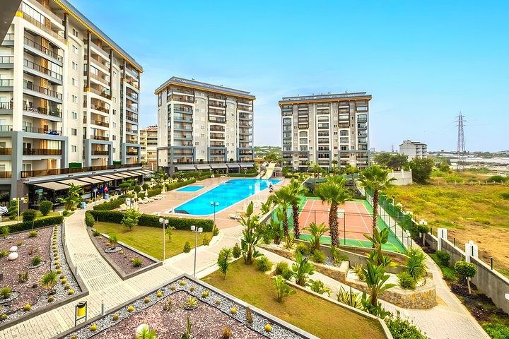 Светлая квартира 2+1 с богатой инфраструктурой в современном комплексе Авсаллара