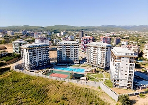 Светлая квартира 2+1 с богатой инфраструктурой в современном комплексе Авсаллара