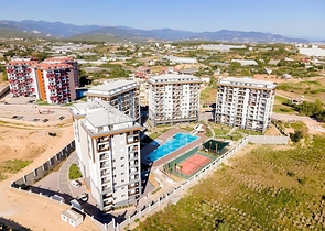 Светлая квартира 2+1 с богатой инфраструктурой в современном комплексе Авсаллара