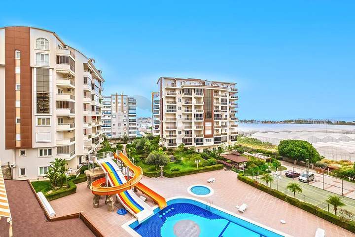 Квартира 1+1 рядом с морем в Авсалларе