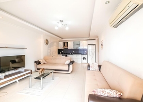 Квартира 1+1 рядом с морем в Авсалларе