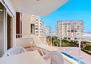 Квартира 1+1 рядом с морем в Авсалларе