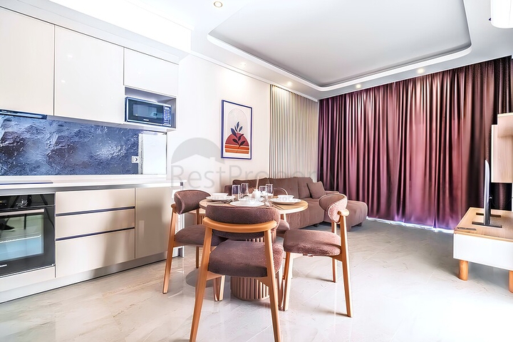 Аренда современной 1+1 квартиры в районе Оба