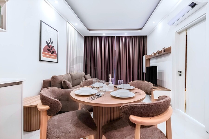 Аренда современной 1+1 квартиры в районе Оба