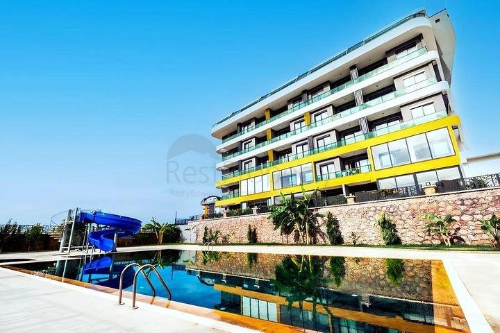 Аренда современной 1+1 квартиры в районе Оба