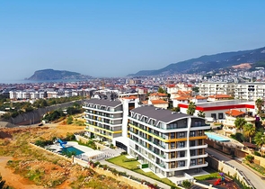 Аренда современной 1+1 квартиры в районе Оба