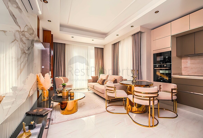 Стильная меблированная квартира с богатой инфраструктурой рядом с морем