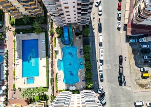 Просторная меблированная квартира 2+1 рядом с пляжем в районе Махмутлар