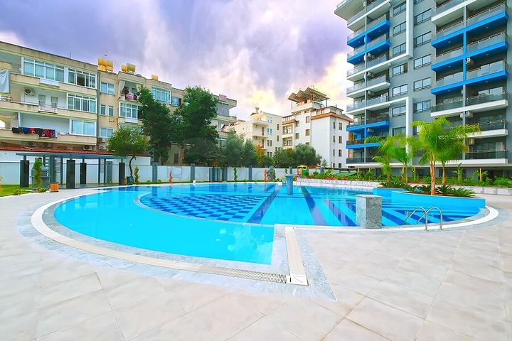 Квартира 2+1 в новом комплексе рядом с пляжем Клеопатра