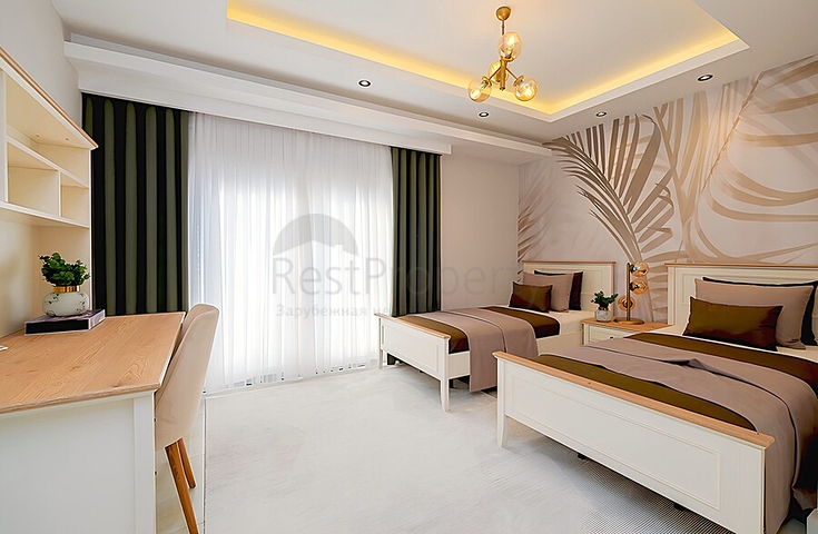 Пентхаус 3+1 в новом современном комплексе в центре Аланьи