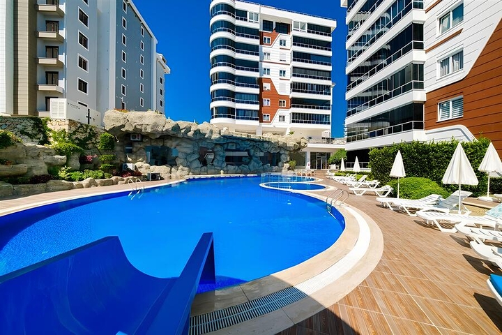 Современный меблированный объект с полной инфраструктурой в районе Авсаллар