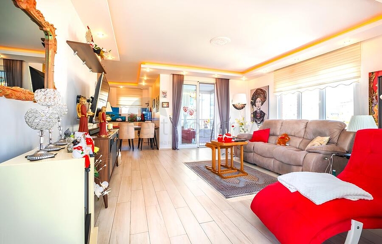 Современный меблированный объект с полной инфраструктурой в районе Авсаллар