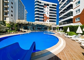 Современный меблированный объект с полной инфраструктурой в районе Авсаллар