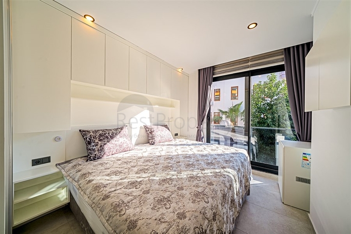 Двухкомнатная квартира в центре Аланьи с развитой инфраструктурой