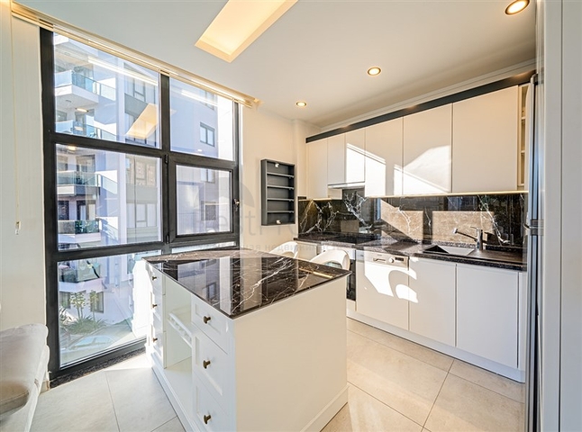 Двухкомнатная квартира в центре Аланьи с развитой инфраструктурой