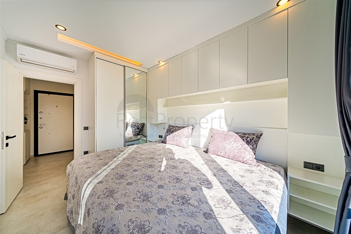 Двухкомнатная квартира в центре Аланьи с развитой инфраструктурой